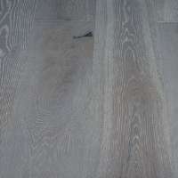 Wax oil Sawn Cut Timber Flooring Engineered White Oak Timber Flooring Grey