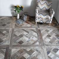 Old wood parkett wood flooring for European high-end villas