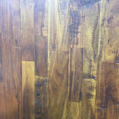 15mm Thickness Rustic Smoked Oak Solid Finger Jointed Wood Flooring