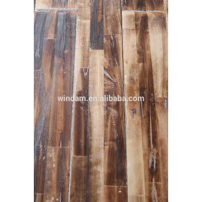 3-strip finger jointed Rustic Antique Finish solid Oak Wood Timber Flooring