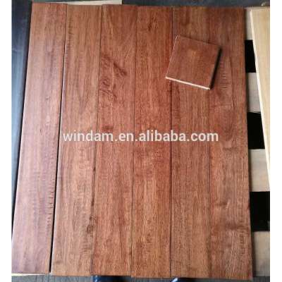 Special price hand-scraped rubber wood flooring