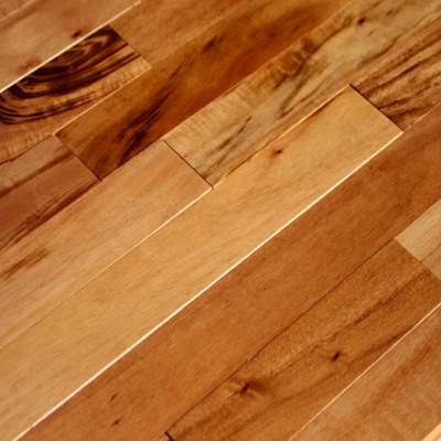 Natural Real Solid Indoor Tiger Wood Flooring