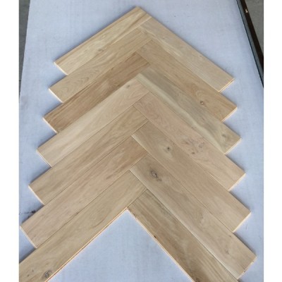 ABC Grade Flat Unfinished Herringbone Oak Wood Flooring