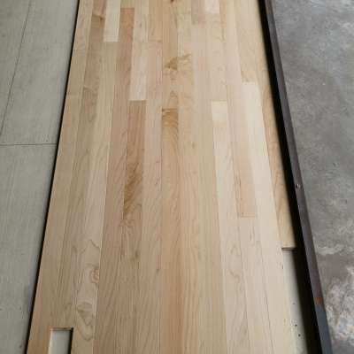 AB grade natural color 57 MM Wide Canadian hard maple engineered wood flooring