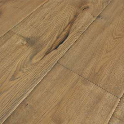 European Oak Top Layer Hand Scraped Parquet Wood Flooring